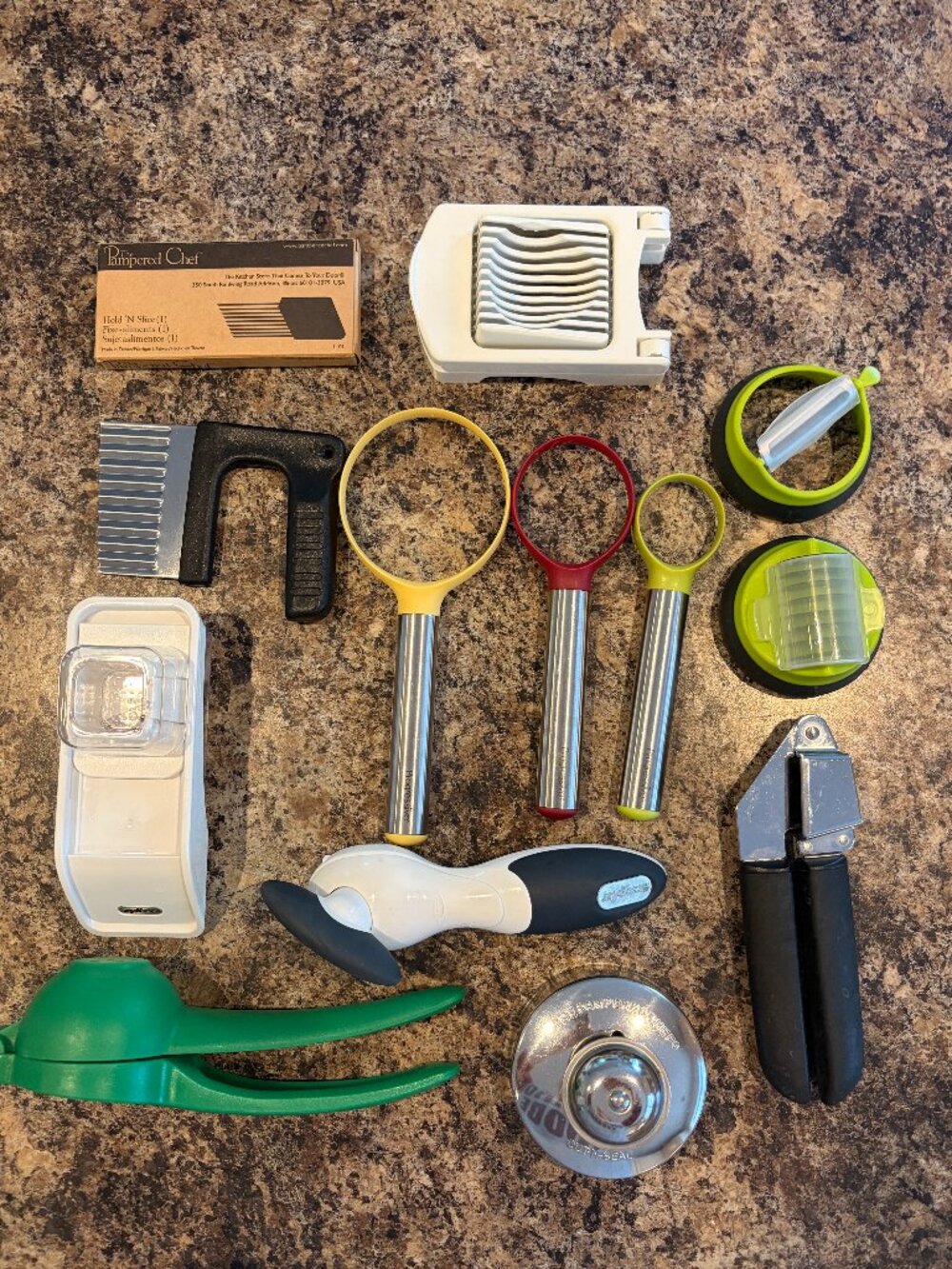 Pampered Chef, Zyliss, etc Kitchen Tool Bundle